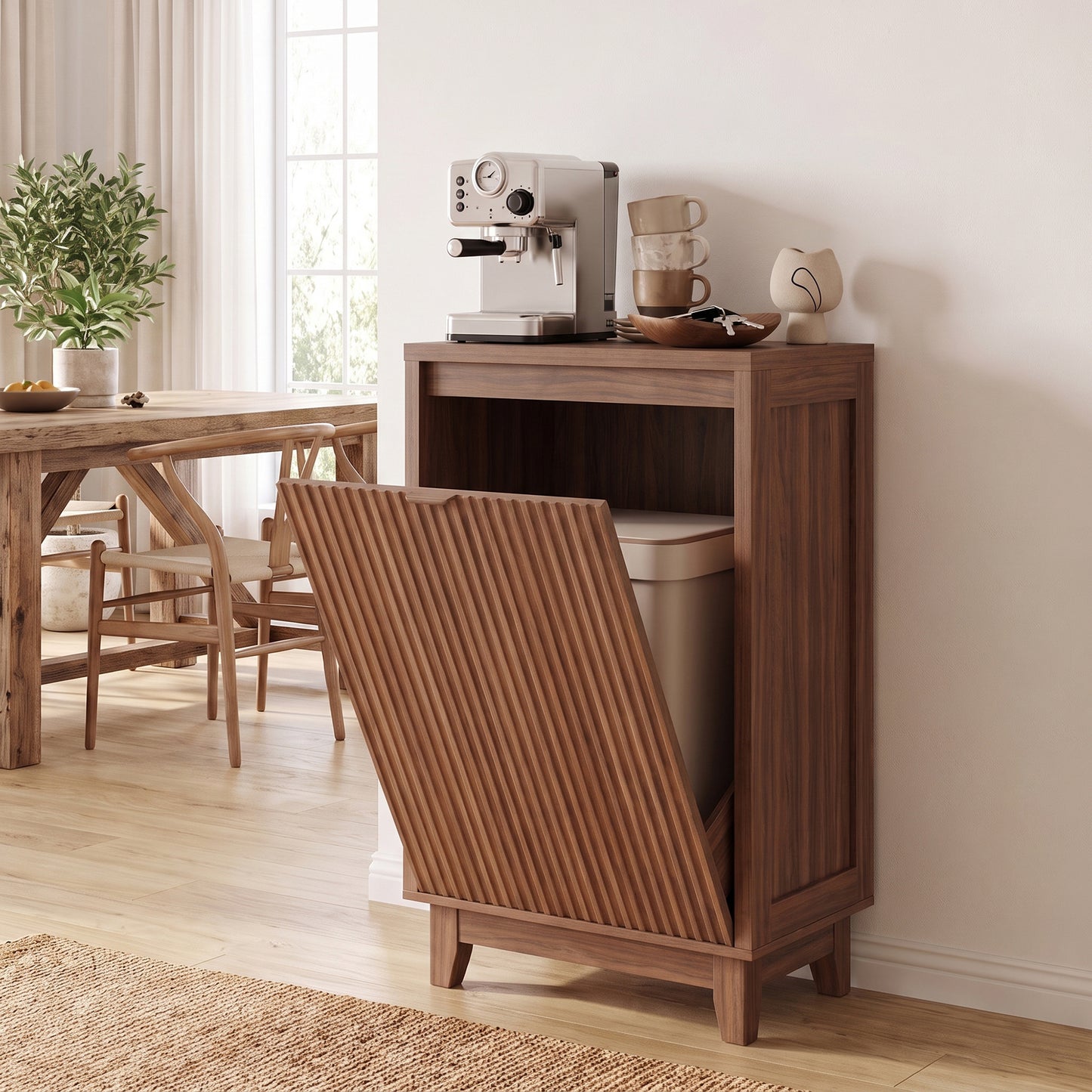Walnut-wood material