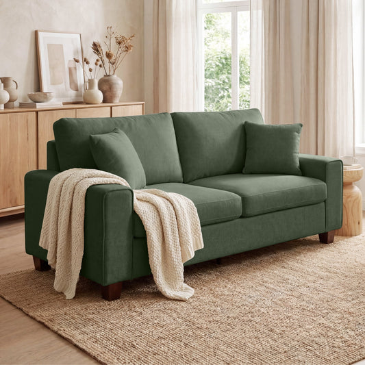 Light Green-soft chenille fabric