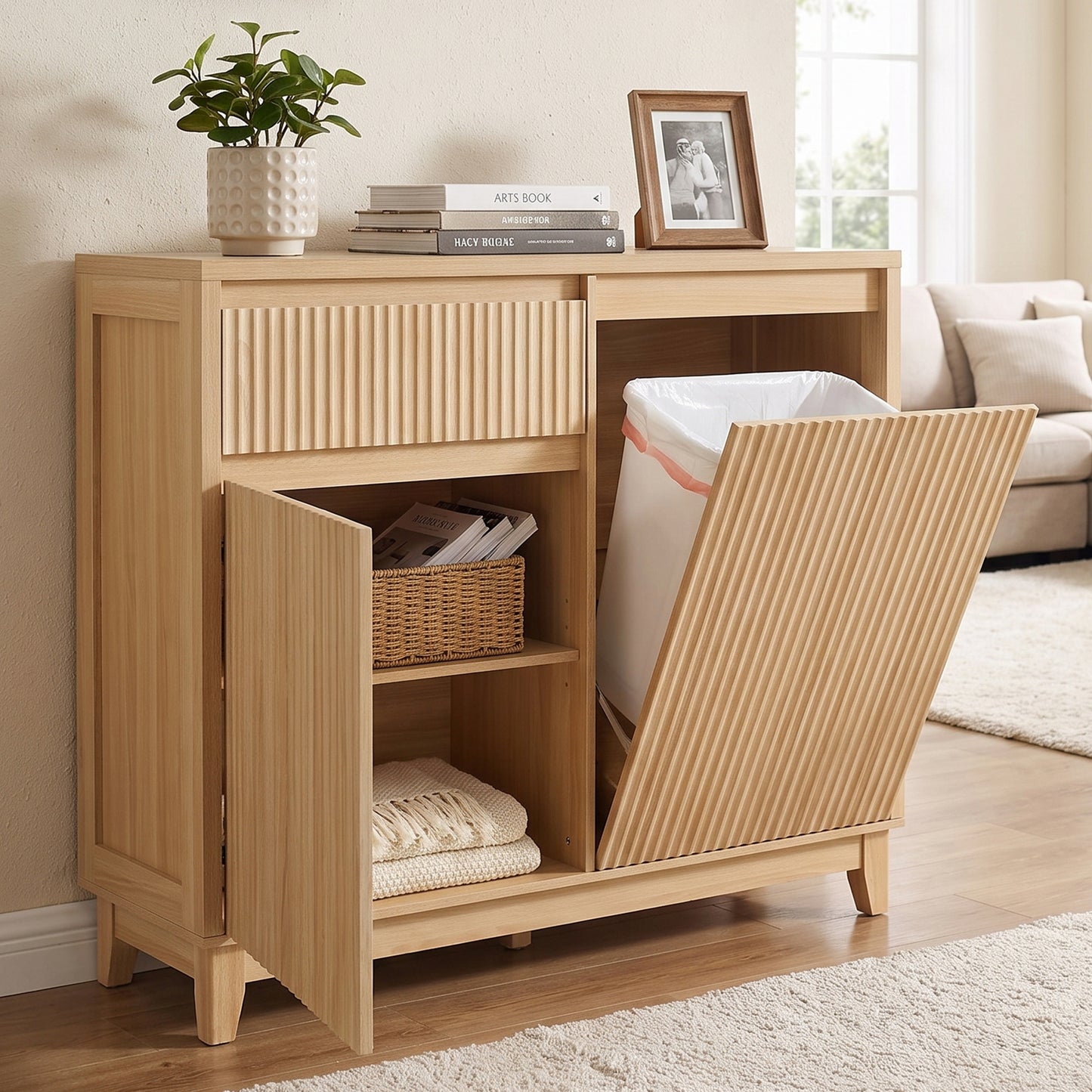 Natural-wood material