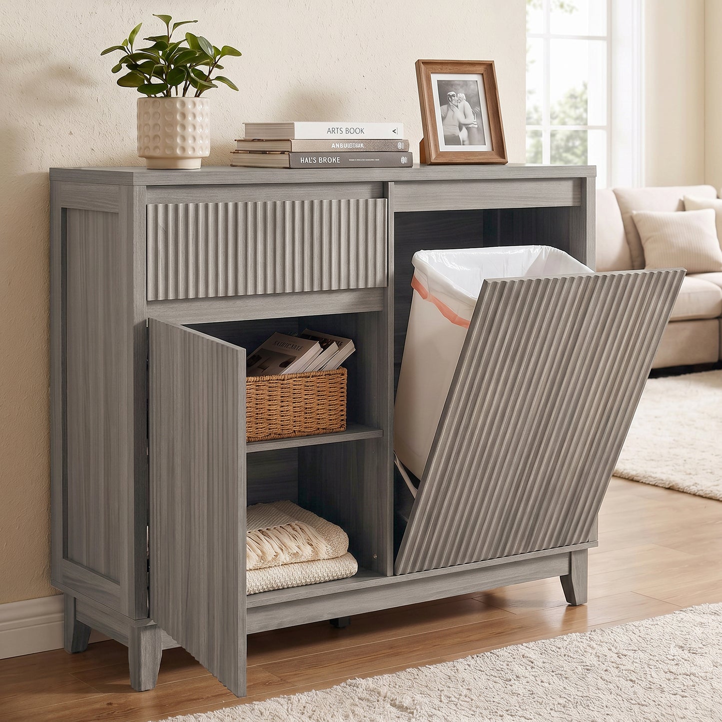 Gray-wood material