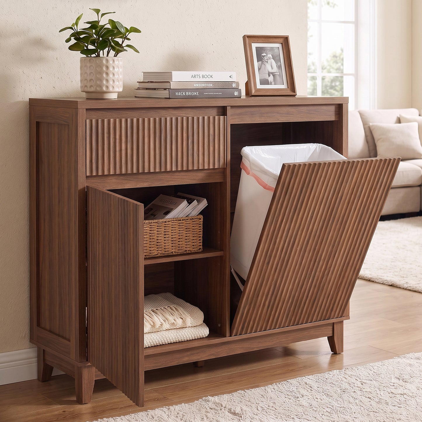 Walnut-wood material